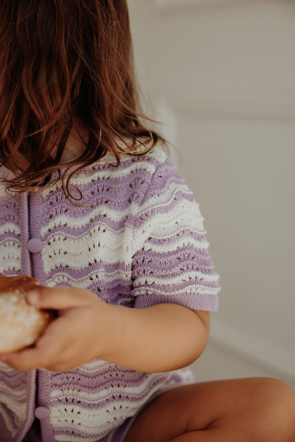 Love In Waves - Lilac & Cream Knit Set