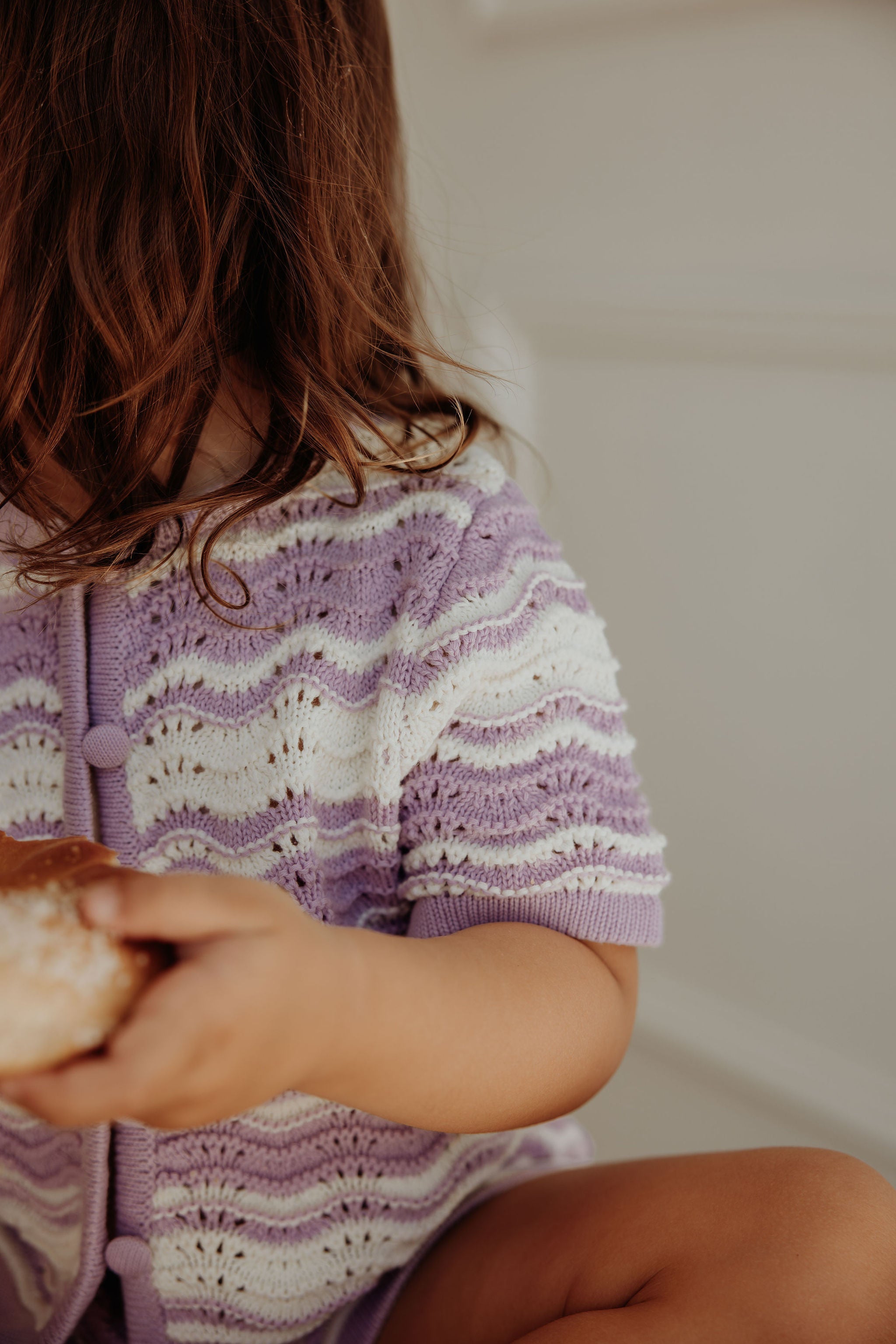 Love In Waves - Lilac & Cream Knit Set